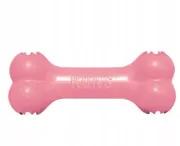 Снимка на Kong Activity Bone for Small Puppy - Гумен кокал за дъвчене с пространство за лакомство , за подрастващи кучета от малки породи , успокояващ венците 1