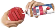 Снимка на Kong Stuff a Ball Medium Dog Dental Chew Toy - Дентална гумена играчка за кучета от средни породи с пространство за лакомства 8 см. 4