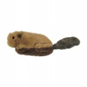 Снимка на Kong Cat Refillable Beaver - Забавна котешка играчка - бобър с пълнител за коча билка стимулираща играта 2