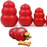 Снимка на Kong Classic Large - Кучешка играчка от каучук за дъвчене с пространство за лакомства 10 см. 2