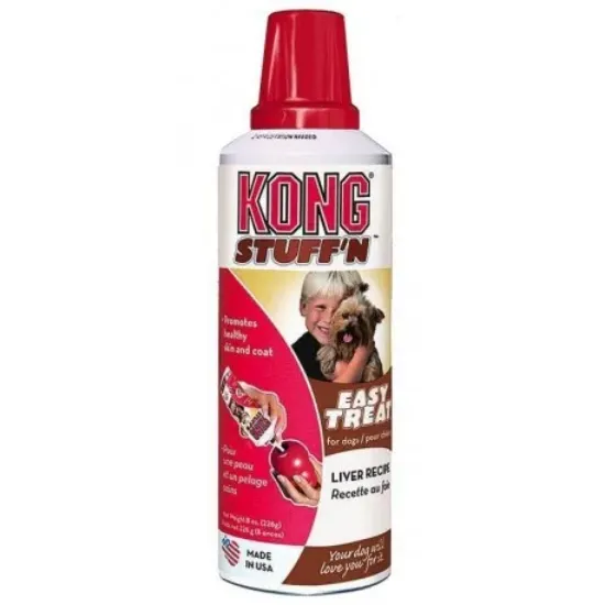 Снимка на Kong Easy Treat Liver - Лакомство за кучета , паста за пълнене на кучешки играчки , черен дроб 226 гр.