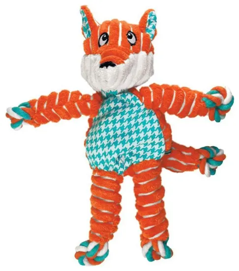 Снимка на Kong Floppy Knots Fox Small / Medium - Кучешка играчка за дърпане и дъвчене - лисица , 21 см.