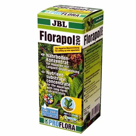Снимка на JBL Florapol - Концентриран подхранващ субстрат за аквариуми с продължително освобождаване на хранителните вещества 700 гр.