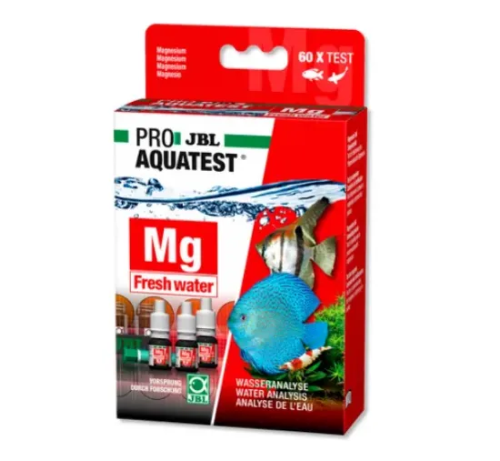 Снимка на JBL PROAQUATEST Mg Magnesium Fresh water REFILL -Пълнител за бърз тест за определяне на магнезий в сладководни аквариуми , 60 теста