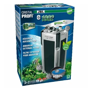 Показвай детайлите за JBL CristalProfi e1902 greenline - Енергоспестяващ външен филтър за аквариуми от 200 л до 800 л или 120 до 150см дължина - 200 х 230 х 555 мм. Снимка на JBL CristalProfi e1902 greenline - Енергоспестяващ външен филтър за аквариуми от 200 л до 800 л или 120 до 150см дължина - 200 х 230 х 555 мм.