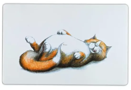 Снимка на Trixie Alfombrilla Cat - Подложка за купички за котки , 44х28 см.
