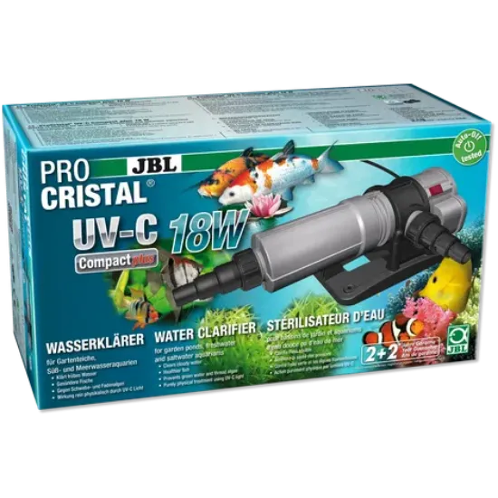 Снимка на JBL PROCRISTAL UV-C Compact plus 18W - Стерилизатор срещу помътняване на водата в аквариума 18 W