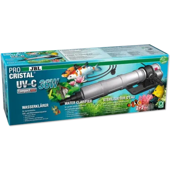 Снимка на JBL PROCRISTAL UV-C Compact plus 36W - Стерилизатор срещу помътняване на водата в аквариума 36 W