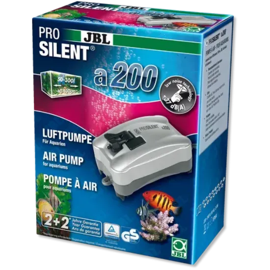 Снимка на JBL ProSilent a200 - Изключително тиха помпа за въздух за акавариуми 200л/ч