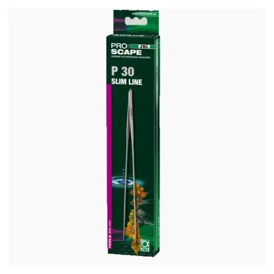 Снимка на JBL ProScape Tool P 30 slim line - Пинсета с тънък заострен връх от неръждаема стомана за професионално поставяне на аквариумни растения и декорации 30 см.