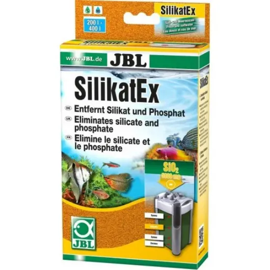 Снимка на JBL SilicatEx – Филтърен материал премахващ силикати и фосфати 500 гр.