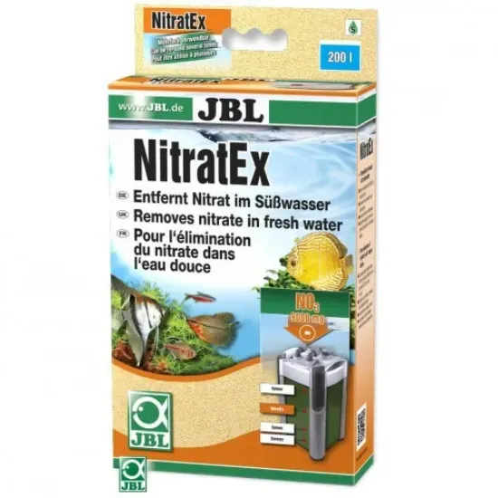 Снимка на JBL NitratEx – Филтърен материал за премахване на нитратите от водата в сладководни аквариуми 250 мл.