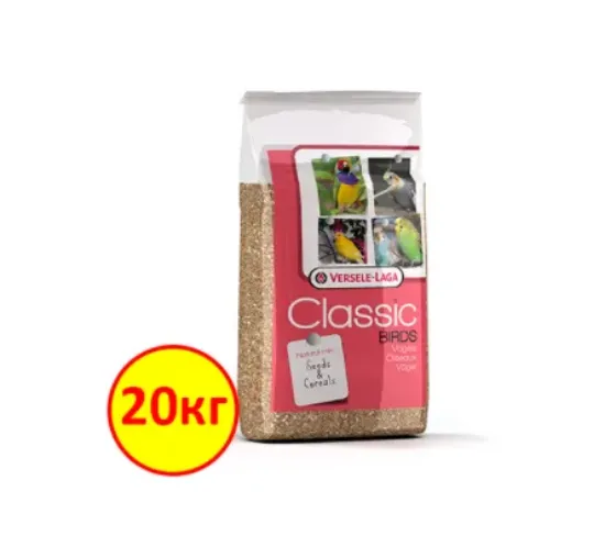 Снимка на Versele Laga Classic Small Parakeet - Пълноценна храна за малки и вълнисти папагали, 20 кг.