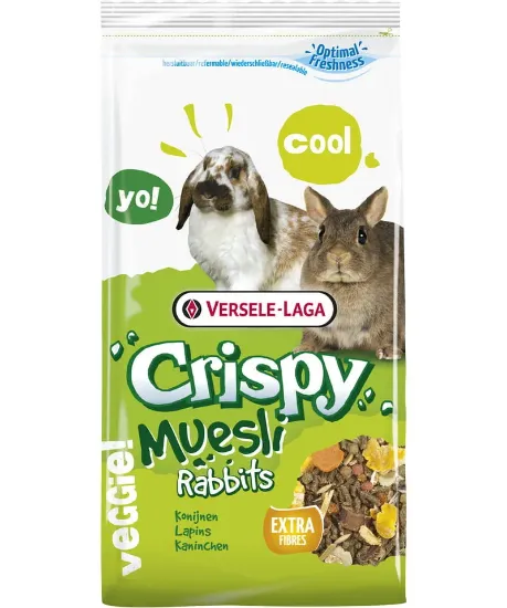 Снимка на Versele-Laga Cuni Crispy Muesli - Rabbits - Храна за мини зайци, 400 гр.