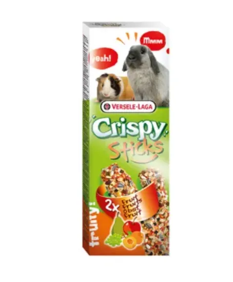 Снимка на Versele-Laga Sticks Rabbits-Guinea Pigs Fruit - Стик , лакомство за зайци и морски свинчета с плодове, 110 гр.