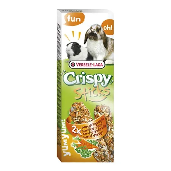 Снимка на Versele-Laga Sticks Rabbits-Guinea Pigs Carrot & Parsley - Лакомство , стик с моркови и магданоз за зайци и морски свинчета, 110 гр.