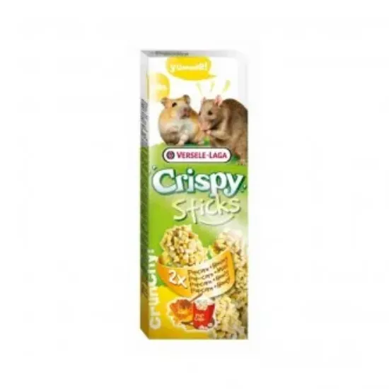 Снимка на Versele-Laga Sticks Hamsters-Rats Popcorn & Honey - Лакомство , стик с пуканки за хамстери и плъхчета, 100 гр.