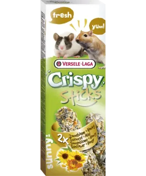 Показвай детайлите за Versele-Laga Crispy Sticks Gerbils-Mice Sunflower & Honey - Крекер за джербили и мишки със слънчоглед и мед 2бр. 110 гр. 1 - MyPetShop.bg Снимка на Versele-Laga Crispy Sticks Gerbils-Mice Sunflower & Honey - Крекер за джербили и мишки със слънчоглед и мед 2бр. 110 гр. 1