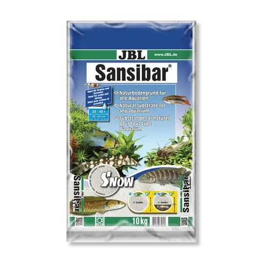 Снимка на JBL Sansibar SNOW 1- Снежнобял субстрат за сладководни и соленоводни аквариуми и териариуми, 10 кг.