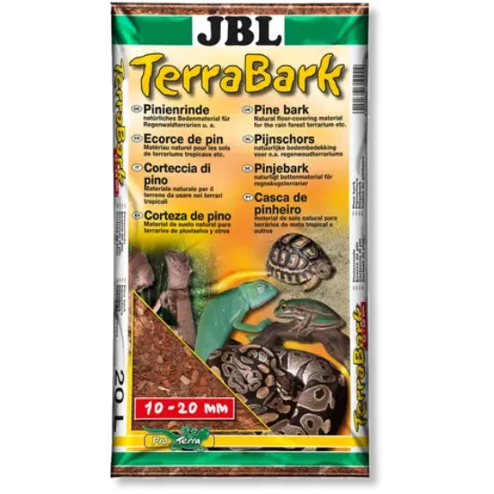 Снимка на JBL TerraBark M- Боров субстрат(10 - 20 мм) за терариуми с гори и тропически гори, 20 литра.