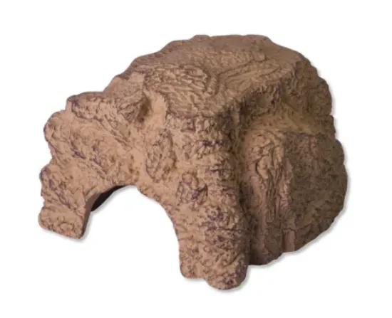 Снимка на JBL ReptilCava SAND M -Пещера с цвят на пясък за терариумни животни, 130/100/150 мм.