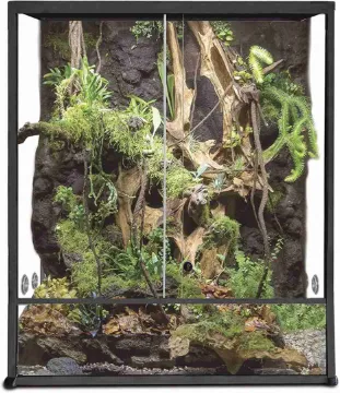 Показвай детайлите за Savannah Terrarium Reptiles Aluminium Elegance - Алуминиев терариум, 30/30/45 см. черен 1 - MyPetShop.bg Снимка на Savannah Terrarium Reptiles Aluminium Elegance - Алуминиев терариум, 30/30/45 см. черен 1