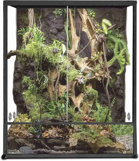Снимка на Savannah Terrarium Reptiles Aluminium Elegance - Алуминиев терариум, 30/30/45 см. черен