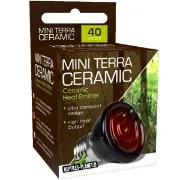 Снимка на Savannah Reptiles-Planet Mini Terra Ceramic Reptiles Heating Lamp - Керамична лампа с топлинна мощност за терариум с дълъг живот, 40 W 1
