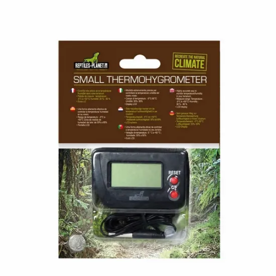 Снимка на Savannah Small Thermo-Hygrometer - Термометър и хидрометър с LCD екран за терарум