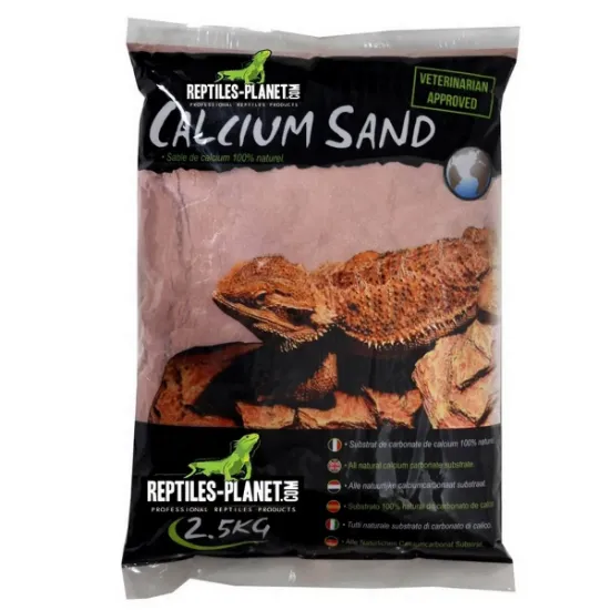 Снимка на Savannah Sable de Calcium naturel terrarium Sand Kalahari Rouge Reptiles-Planet - Калциев пясък, натурален за терарирум, 2.5 кг.