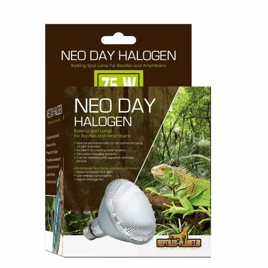 Снимка на Savannah Neo Day Halogen - Халогенна лампа за терариум,улеснява храносмилането, 75 W