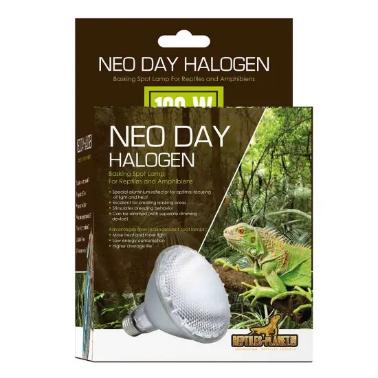 Снимка на Savannah Neo Day Halogen - Халогенна лампа за терариум,улеснява храносмилането, 100 W