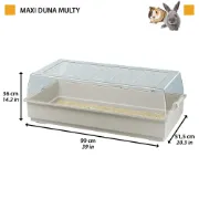 Снимка на Ferplast Maxi Duna Multy - Необорудвана клетка за зайци и морски свинчета, 99Х51,5Х36 см. 2