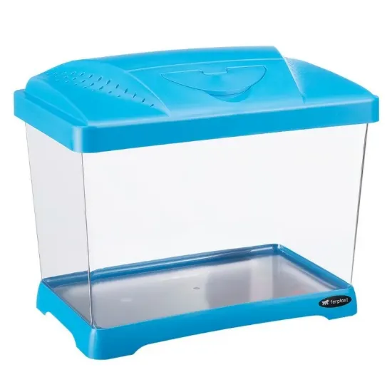 Снимка на Ferplast CAPRI BASIC - Здрав пластмасов аквариум за риби, 41 x 26,5 x h 34 cm - 21 л. , 3 цвята