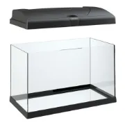 Снимка на Ferplast Aquarium Capri 80 LED Black - Аквариум с пълно оборудване, филтър и LED осветление - 680 x 31,5 x h 46,5 см - 100 литра.,черен 2