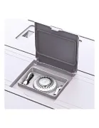 Снимка на Ferplast DUBAI 100 LED – Оборудван аквариум 190 литра, стъклен с лампа, вътрешен филтър и таймер, 101 x 41 x h 53 см. бял 3