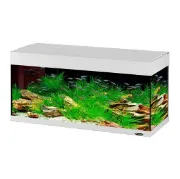Снимка на Ferplast Dubai 120 LED White - Стилен аквариум, оборудван с филтър и осветление. 240 литра, дебелина на стъклото 8мм, бял ,121/65 см. 1
