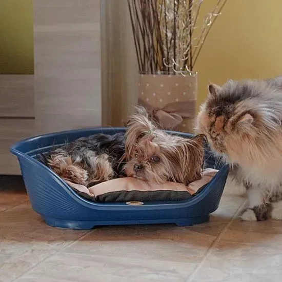 Снимка на Ferplast Siesta Deluxe 10 - Пластмасово легло за кучета и котки, 84 x 55 см.