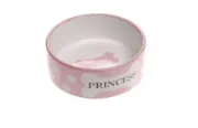 Снимка на Ferplast Thea Small Bowl - Керамична купа за вода и храна за котки и кучета , 300 мл. розов/син 1