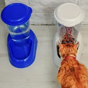 Снимка на Ferplast - Nadir - Диспенсър за вода за кучета и котки /син, бял / 29,2 / 20,2 / 28,8 см - 3 литра 2