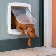 Снимка на Ferplast Swing 11 - Вратичка за вграждане за кучета и котки, 31х38,4/9.6 см. - кафява 2