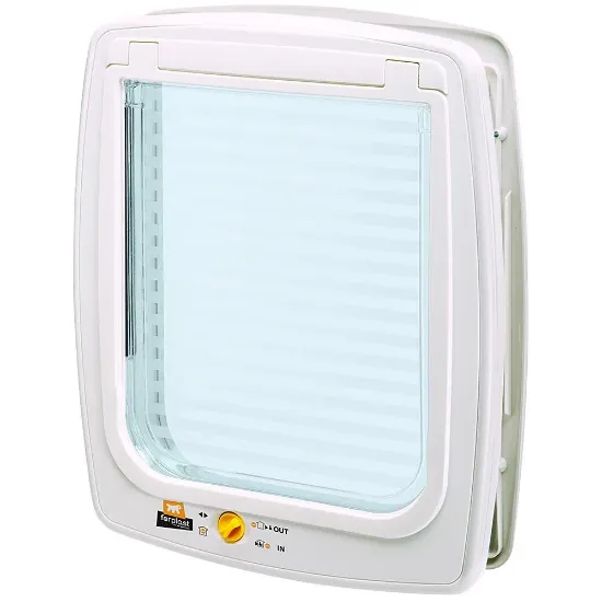 Снимка на Ferplast Swing 15 - Вратичка за вграждане за котки и кучета - 41,2 x 9,6 x h 48,2 см. бяла