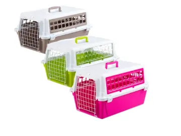Показвай детайлите за Ferplast Atlas Trendy 20 - Транспортна клетка за кучета и котки, 37 х 58 х 29см. три цвята 1 - MyPetShop.bg Снимка на Ferplast Atlas Trendy 20 - Транспортна клетка за кучета и котки, 37 х 58 х 29см. три цвята 1