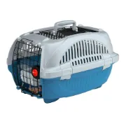 Снимка на Ferplast - Atlas Deluxe 20 Open - Транспортна чанта за кучета и котки с мека постелка и съд за храна, 37,4 / 57,6 / 33 см. 2