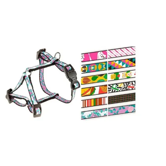 Снимка на Ferplast Fantasia P XXS - Регулируем повод за кучета с вратна обиколка 20-32 см и гръдна 25 до 38 см. - различни разцветки