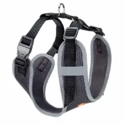 Снимка на Ferplast - Nikita Harness XS - Нагръдник за кучета с подплата и отразяващи шевове, вратна обиколка 19-26 см и гръдна 28-40 см. черен 1
