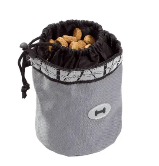 Снимка на Ferplast Croquette Dog Treat Bag - Тренировъчна чантичка за лакомства, 12/13 см. сива