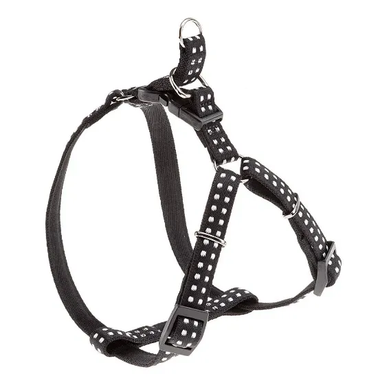 Снимка на Ferplast Cricket Harness Medium - Двупластов с мека подплата регулируем нагръдник за кучета с гръдна обиколка от 45.5 до 63 см.- черен