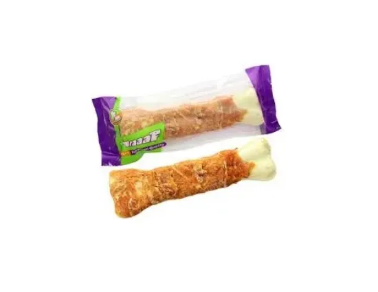 Снимка на Braaf Pressed Bone Chicken - Пресован кокал обвит в нежно пилешко филе, 1 брой, 20 см.