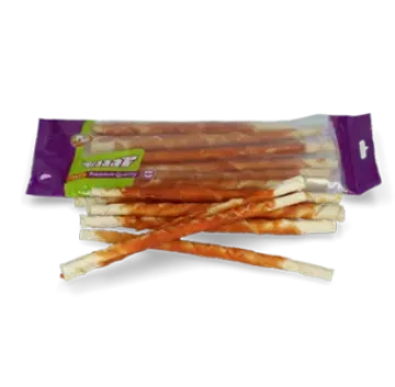 Показвай детайлите за Braaf Duck - Лакомство за кучета усукани солети бяла кожа с пилешко филе 1 - MyPetShop.bg Снимка на Braaf Duck - Лакомство за кучета усукани солети бяла кожа с пилешко филе 1